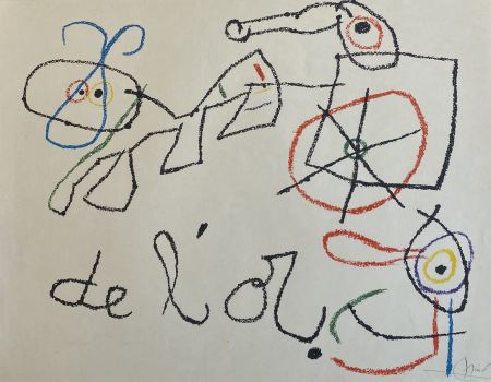 リトグラフ Miró - Ubu aux Baleares I