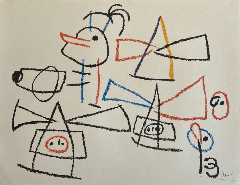 リトグラフ Miró - Ubu aux Baleares II