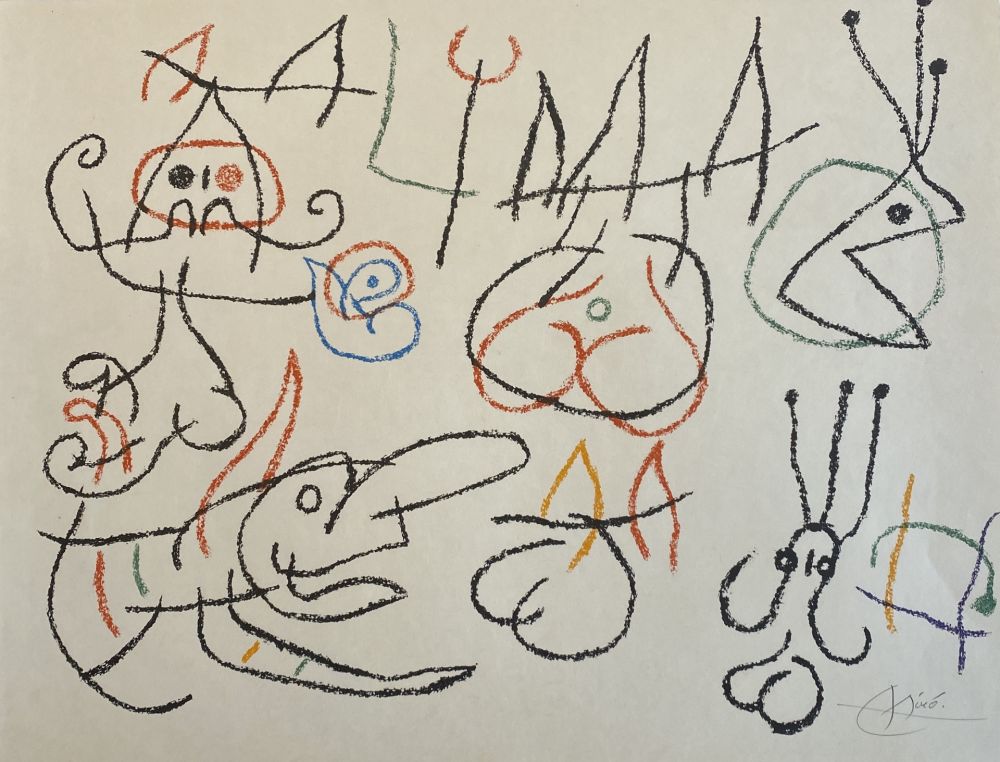 リトグラフ Miró - Ubu aux Baleares III
