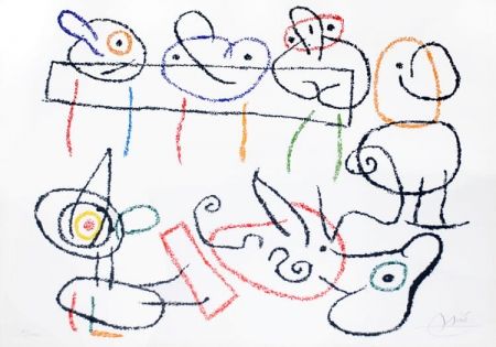 リトグラフ Miró - Ubu Aux Baléares
