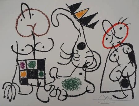 リトグラフ Miró - Ubu aux baléares