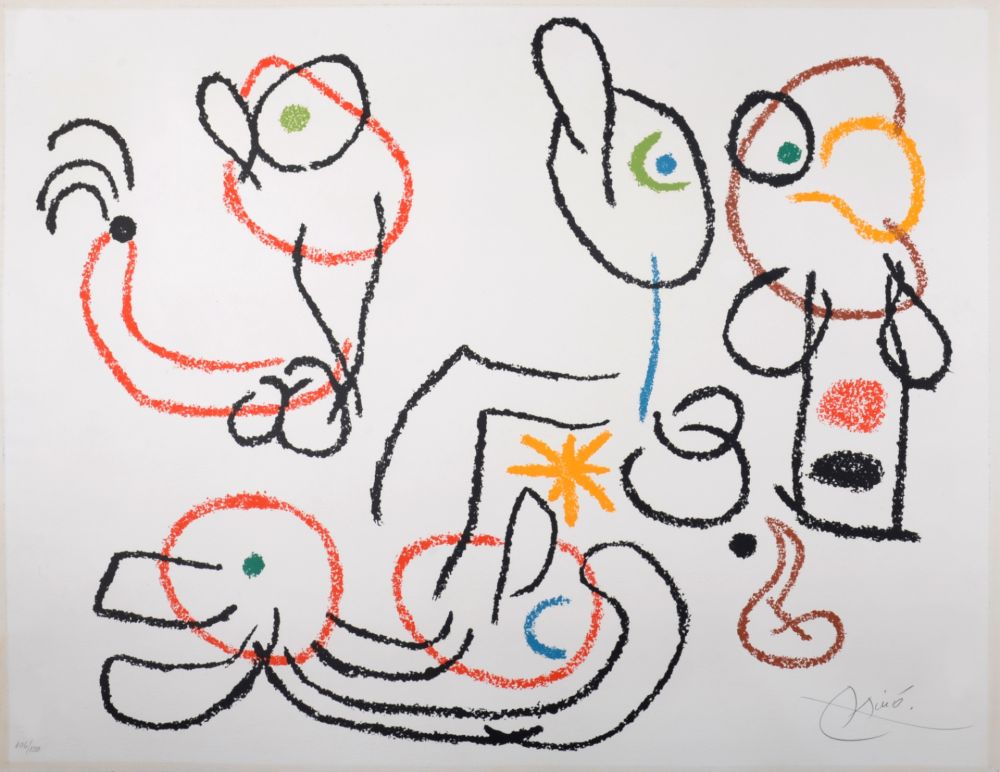 リトグラフ Miró - Ubu aux Baléares, 1971 - Original lithograph (Hand-signed!)