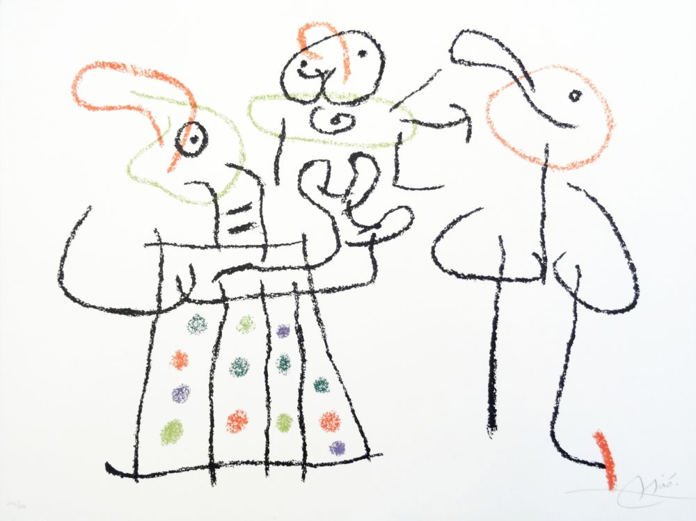 リトグラフ Miró - Ubu aux baléares 7
