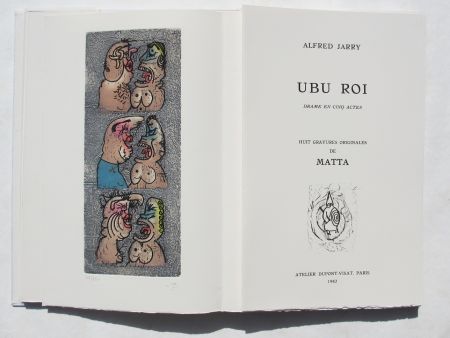 エッチングと　アクチアント Matta - Ubu Roi. Drame en cinq Actes
