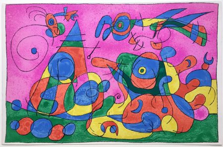 リトグラフ Miró - UBU ROI : LA MERE UBU ET LE TZAR (1966).