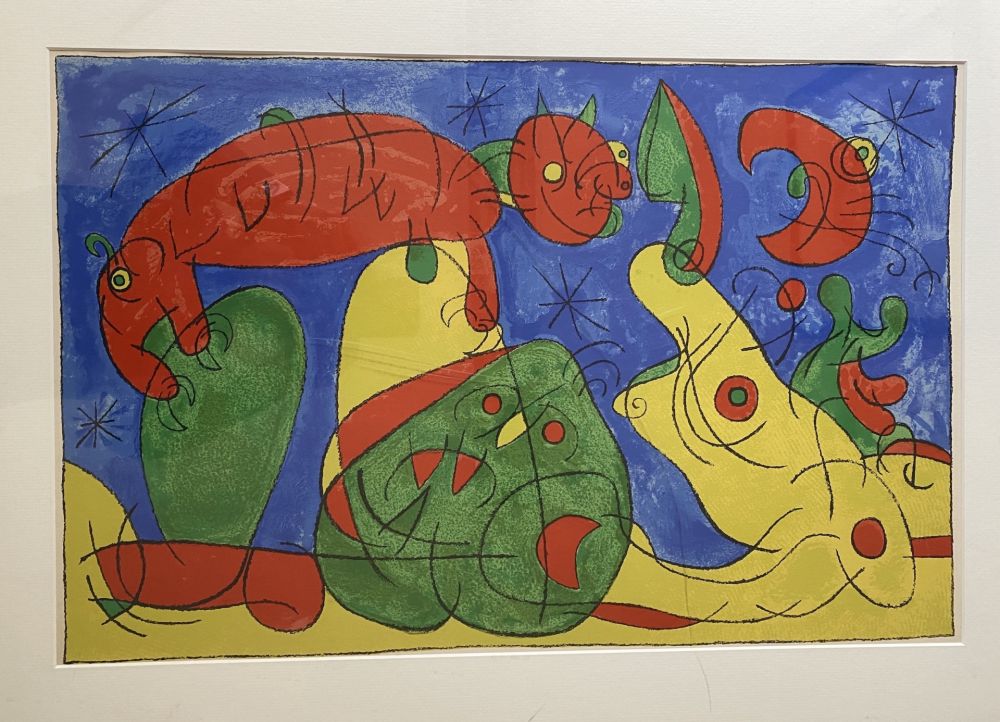 リトグラフ Miró - UBU Roi (plate 11)