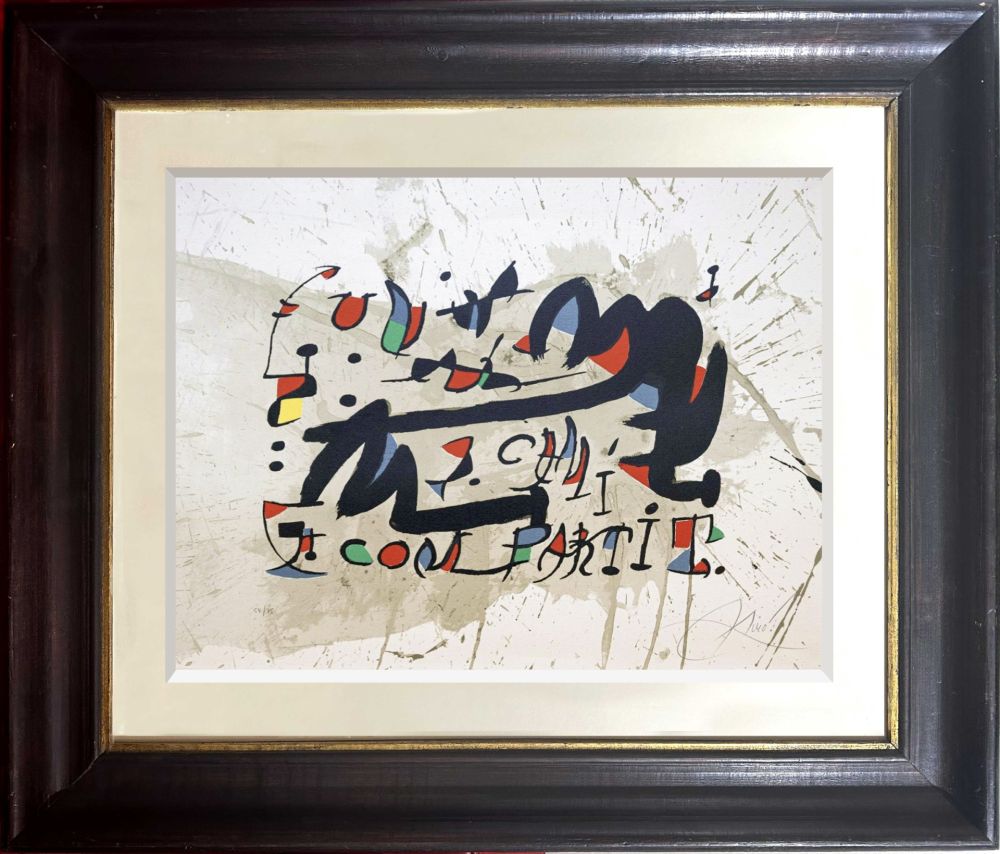 リトグラフ Miró - Un Cami Compartit