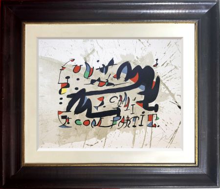 リトグラフ Miró - Un Cami Compartit