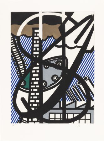 エッチングと　アクチアント Lichtenstein - Une Fenêtre ouverte sur Chicago