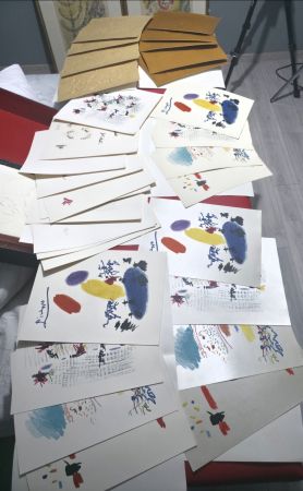 挿絵入り本 Picasso - Unique copy of Chant funèbre pour Ignacio sánchez mejías 