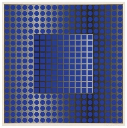 シルクスクリーン Vasarely - Untitled