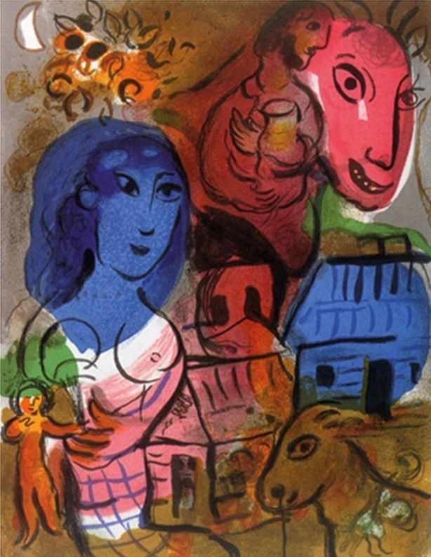 リトグラフ Chagall - Untitled