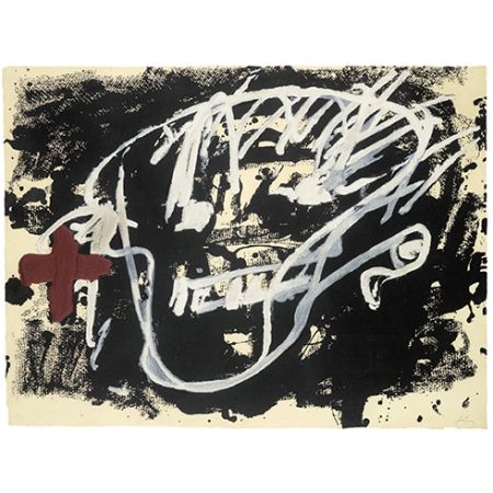 エッチングと　アクチアント Tàpies - Untitled