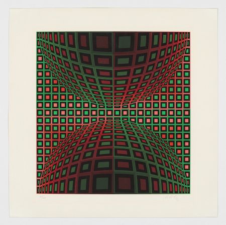 シルクスクリーン Vasarely - Untitled