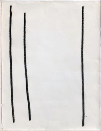 技術的なありません Serra - Untitled 1972 is a Richard Serra original sketch