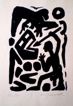 リトグラフ Penck - Untitled 6