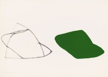 リトグラフ Shapiro - Untitled (Double Green)
