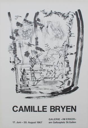リトグラフ Bryen - Untitled (Exhibition poster)