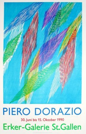 リトグラフ Dorazio - Untitled (Exhibition poster)
