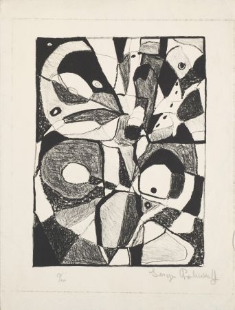 リトグラフ Poliakoff - Untitled, from 
