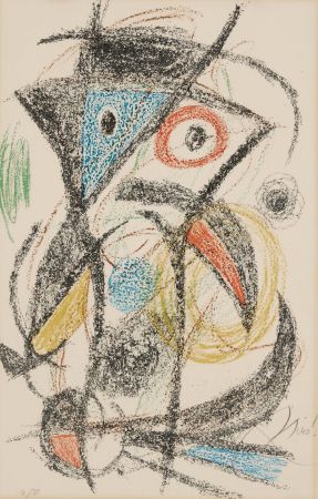 リトグラフ Miró - Untitled (from Les demeures d'hypnos portfolio)