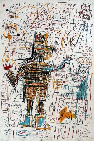 シルクスクリーン Basquiat - Untitled I from The Figures Portfolio