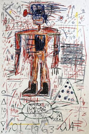 シルクスクリーン Basquiat - Untitled II from The Figure Portfolio