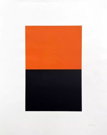 リトグラフ Kelly - Untitled (Orange/Black)
