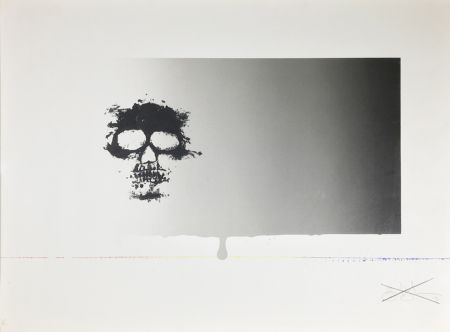 シルクスクリーン Johns - Untitled (Skull)