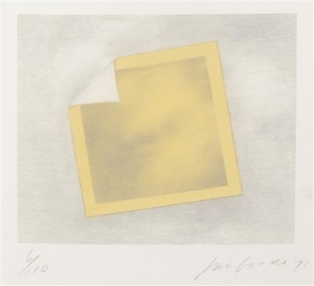 リトグラフ Goode - Untitled (yellow folded photo)