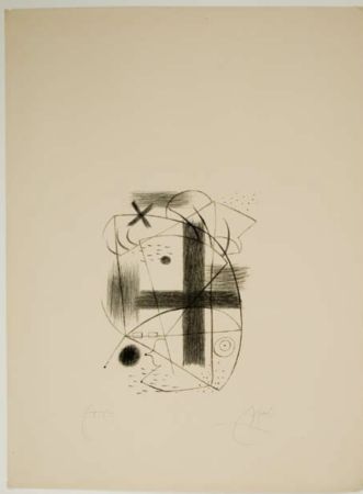 リトグラフ Miró - Untitled/Sin título