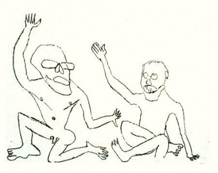 彫版 Calder - Uomini nudi