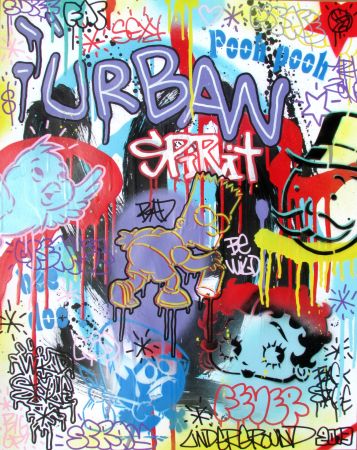 シルクスクリーン Speedy Graphito - Urban Spirit
