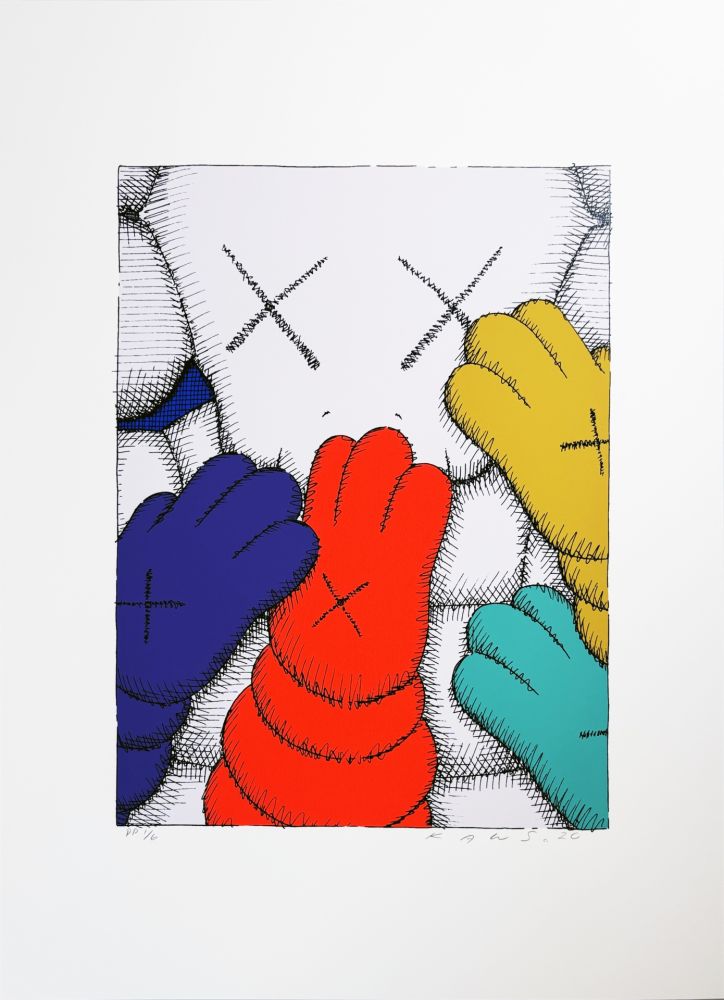 シルクスクリーン Kaws - Urge (5)