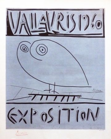 リノリウム彫版 Picasso - Vallauris 1960