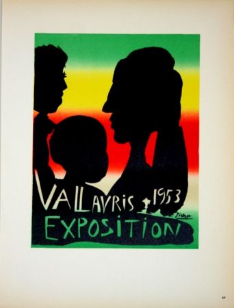 リトグラフ Picasso - Vallauris Exposition 1953