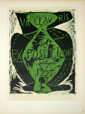 リトグラフ Picasso - Vallauris Exposition 1954