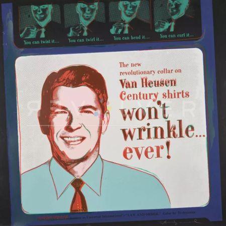 シルクスクリーン Warhol - Van Heusen (Ronald Regan)