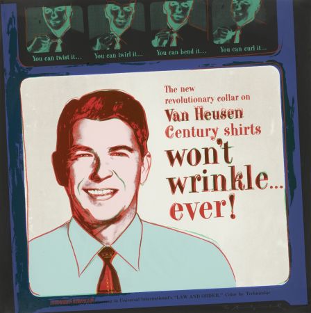 シルクスクリーン Warhol - Van Heusen (Ronald Regan)