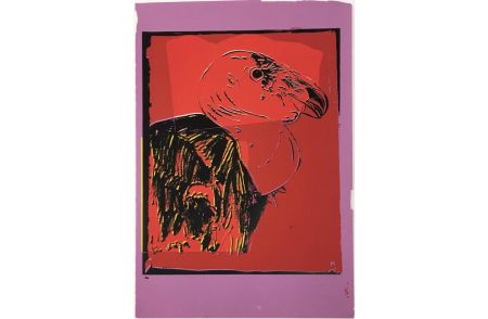 シルクスクリーン Warhol - Vanishing Animals: California Condor
