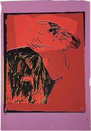 シルクスクリーン Warhol - Vanishing Animals: California Condor