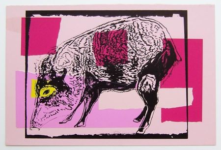 シルクスクリーン Warhol - Vanishing Animals: Giant Chaco Peccary