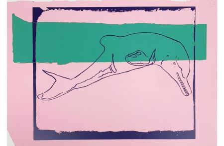 シルクスクリーン Warhol - Vanishing Animals: La Plata River Dolphin