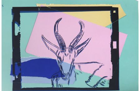 シルクスクリーン Warhol - Vanishing Animals: Sommering Gazelle