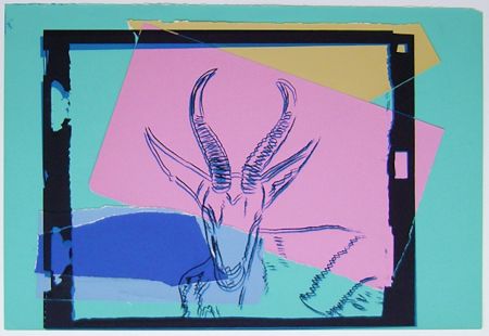 シルクスクリーン Warhol - Vanishing Animals: Sommering Gazelle