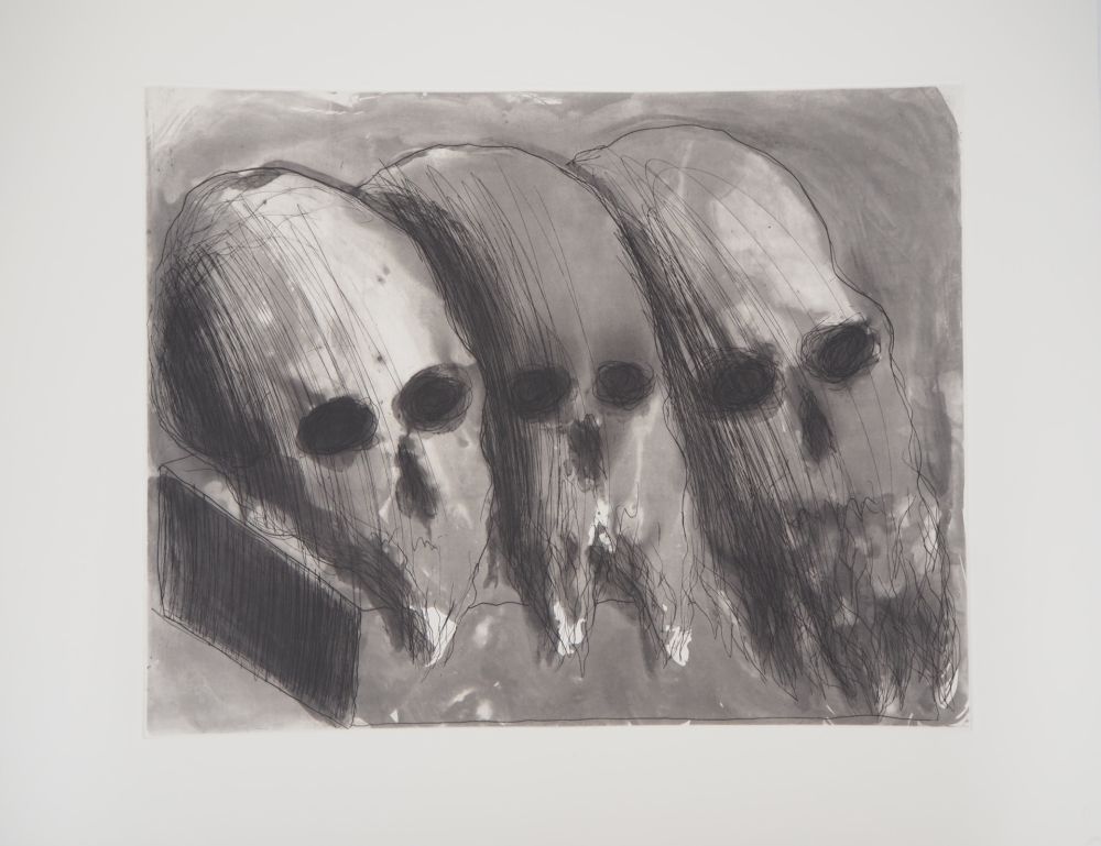 彫版 Barcelo - Vanité au trois crânes