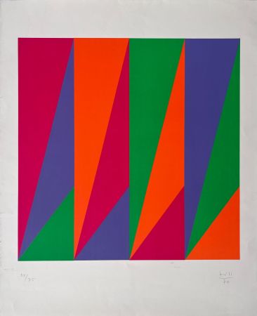 リトグラフ Bill - Variation en trois couleurs 