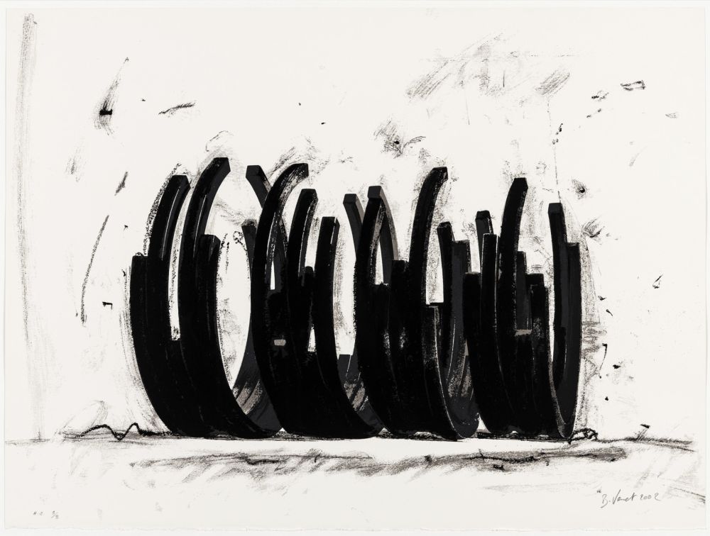 シルクスクリーン Venet - Variations on the Arc 03