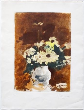アクチアント Braque - Vases aux fleurs jaunes