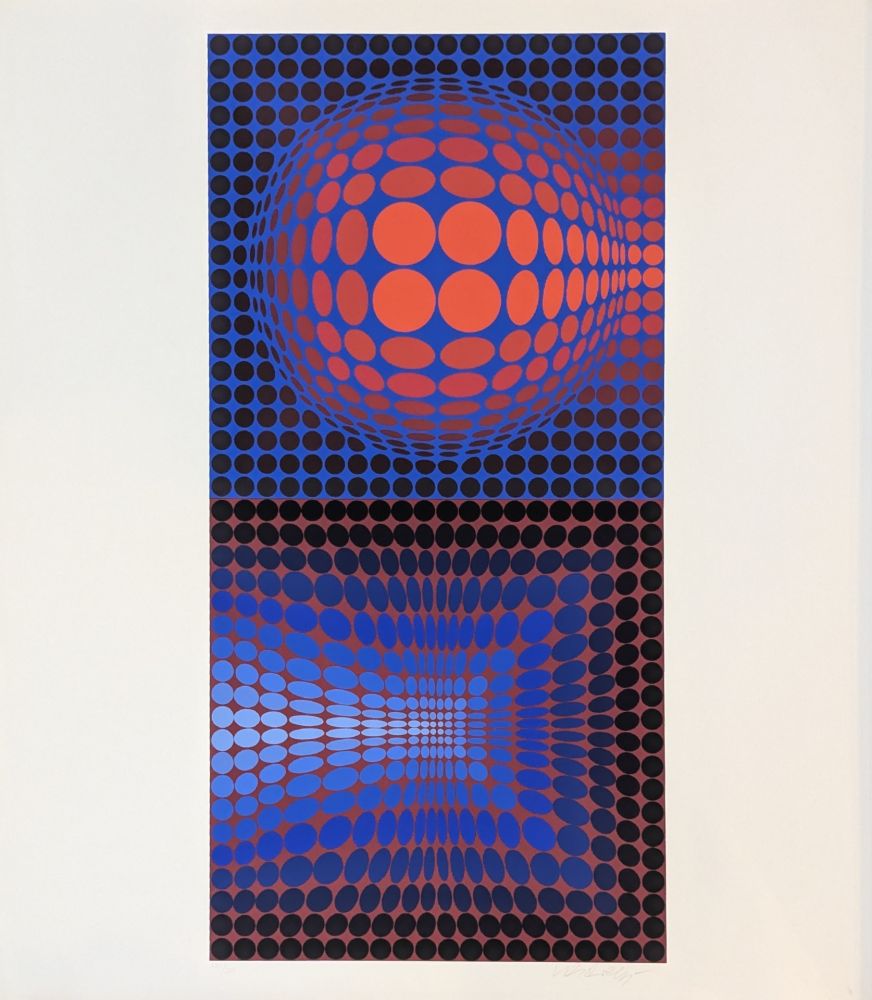 シルクスクリーン Vasarely - Vega Pauk 